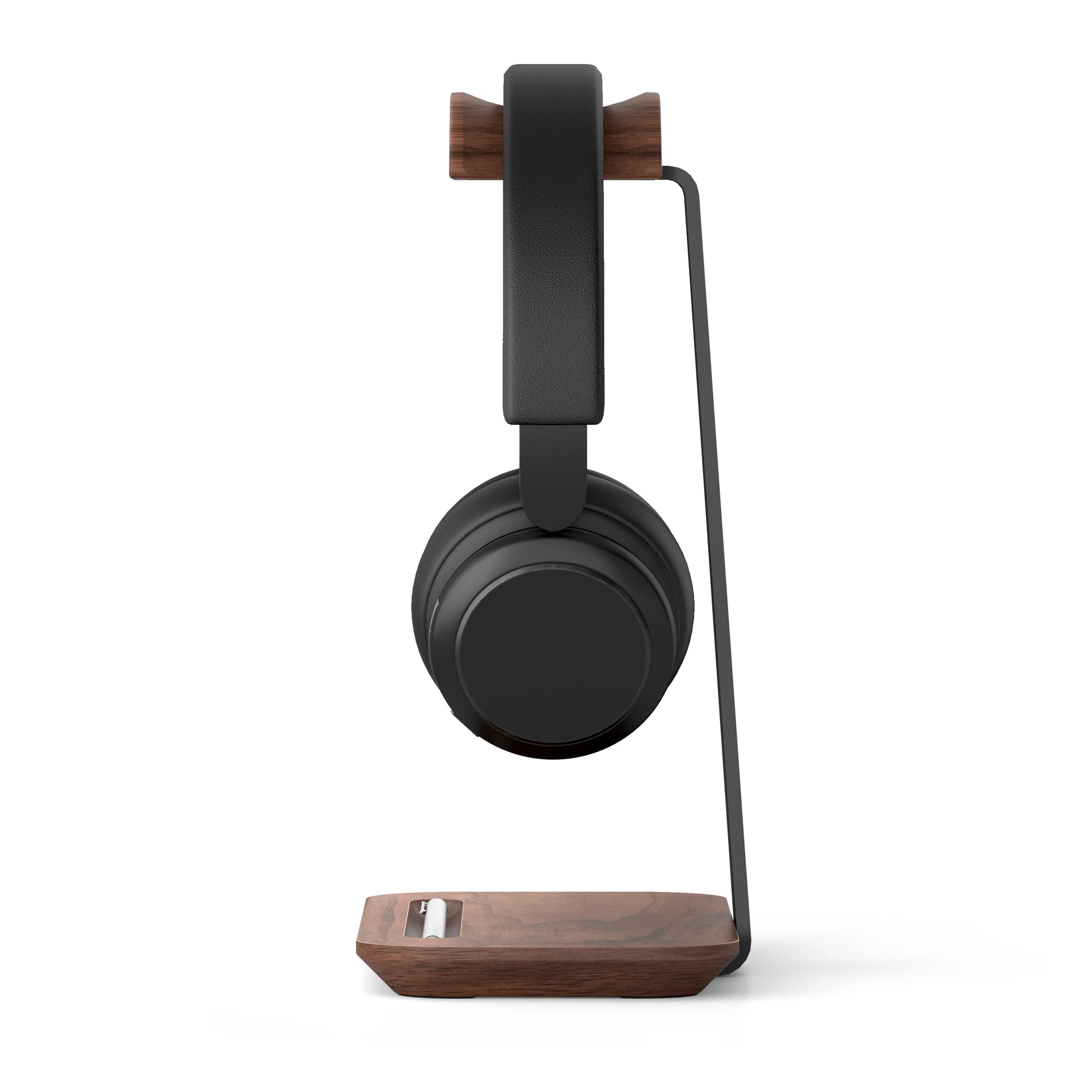 Suporte Escultural de Madeira para Fones - Casa Ornato