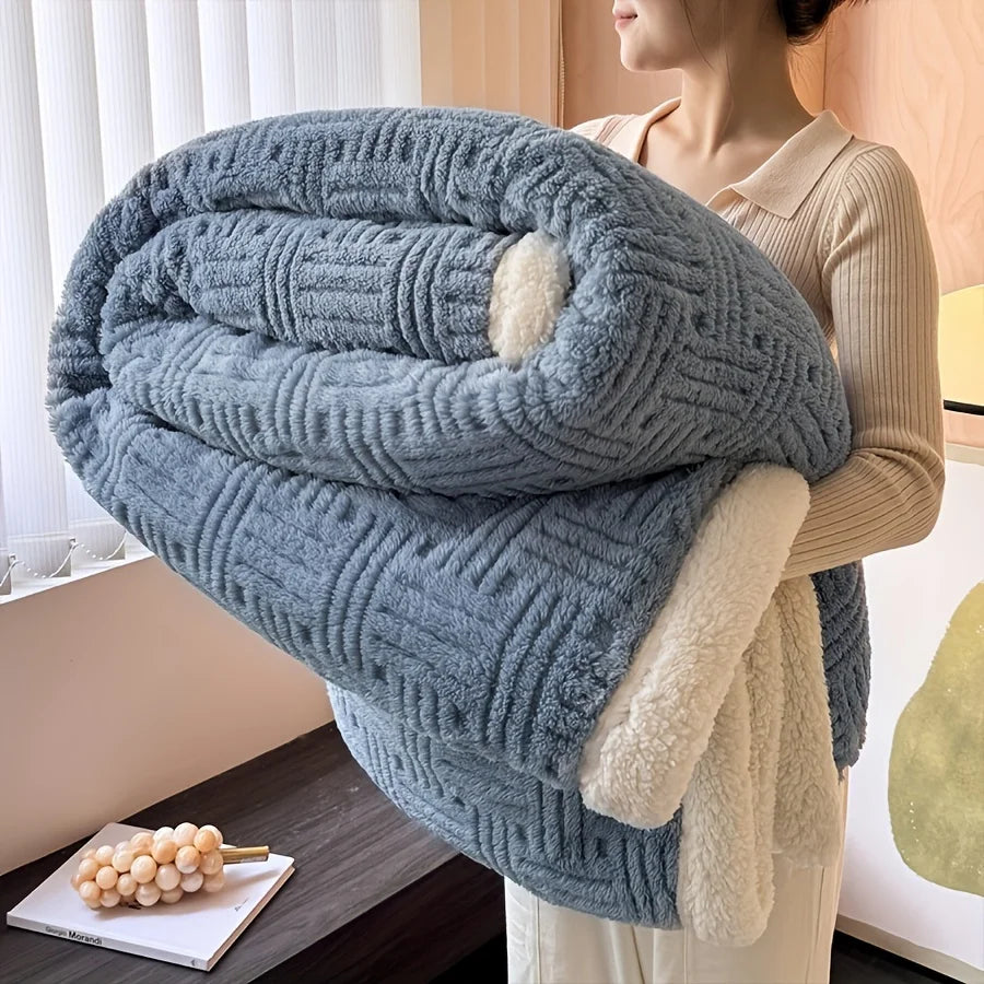 Cobertor Duplo de Luxo Vintage em Plush - Casa Ornato