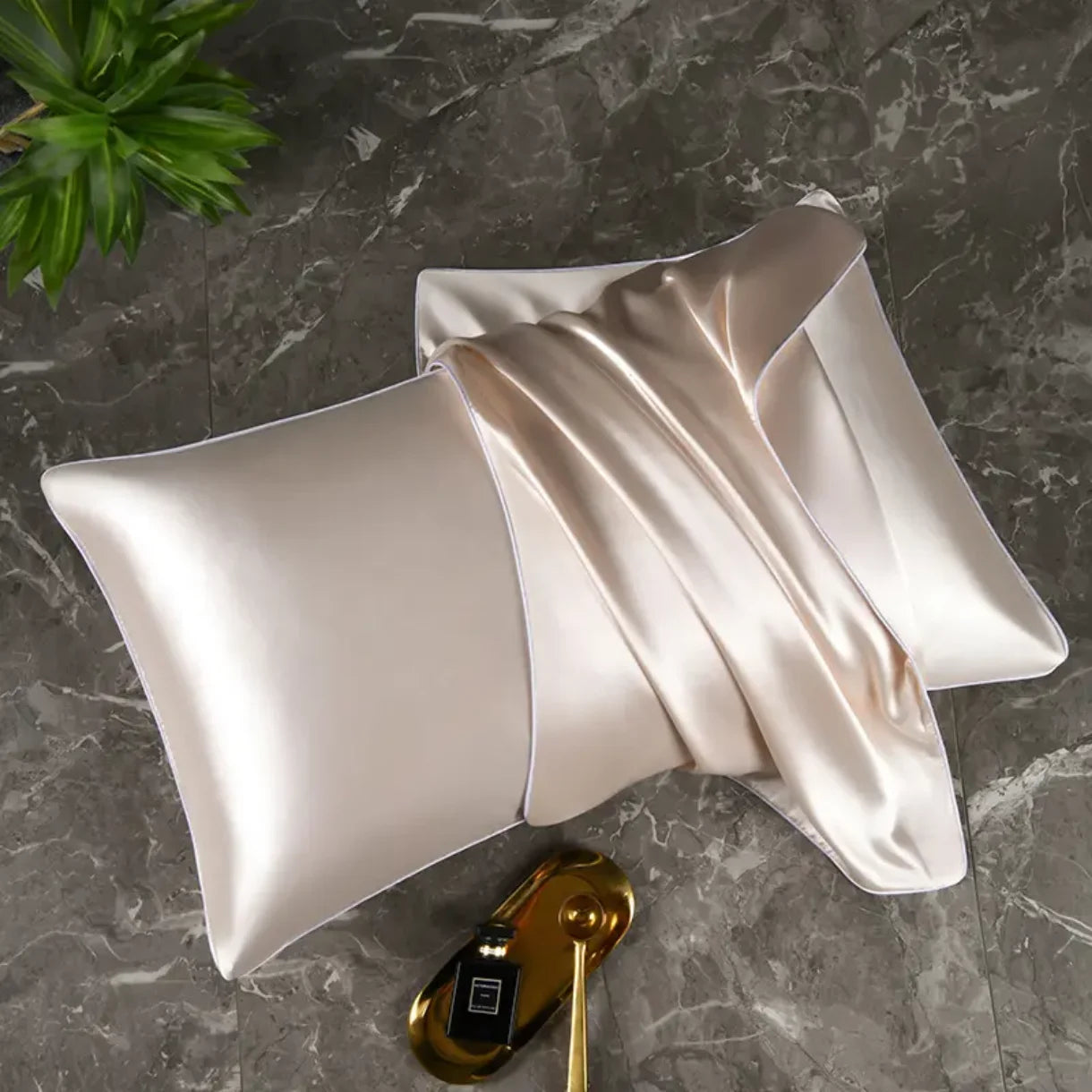 Fronha de seda amoreira 22 momme para cabelo e pele, 600 fibras - Casa Ornato