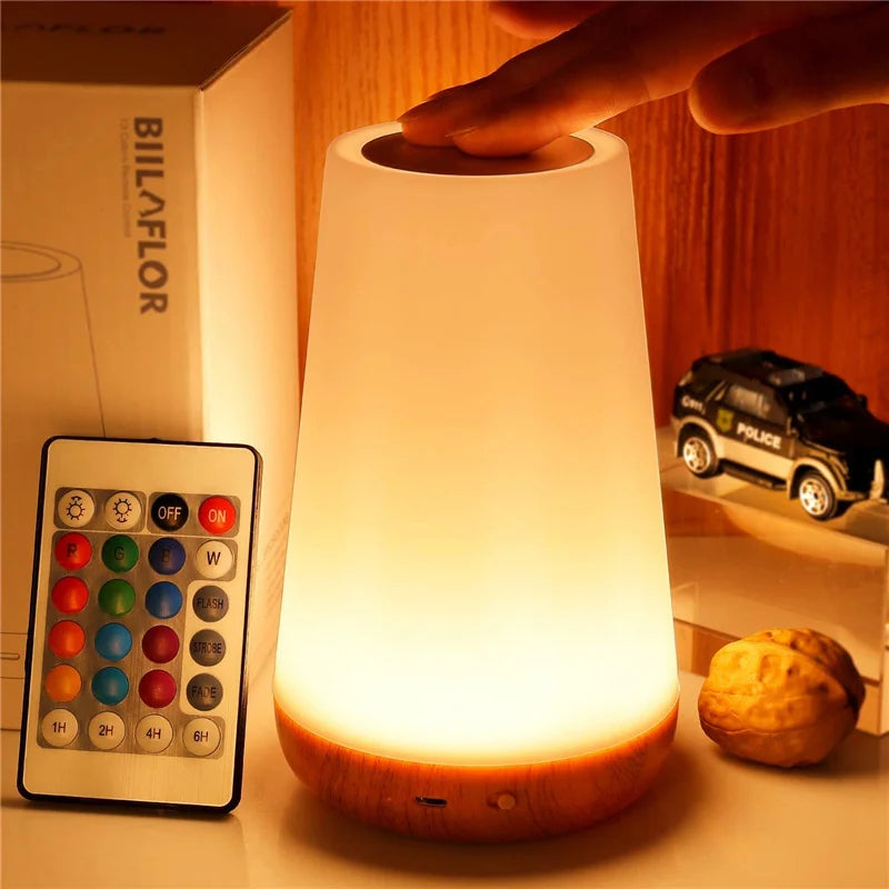 LumiSphere - Luminária de Mesa Touch com Controle Remoto - Casa Ornato