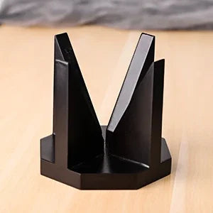 Decanter modelo Diamante com Suporte de Madeira 850ml - Casa Ornato