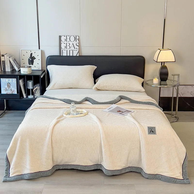 Cobertor de Veludo Coral Elegância - Casa Ornato