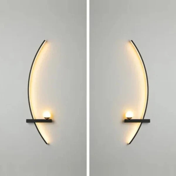 Aurora Prime - Arandela para Ambientes Modernos - Casa Ornato